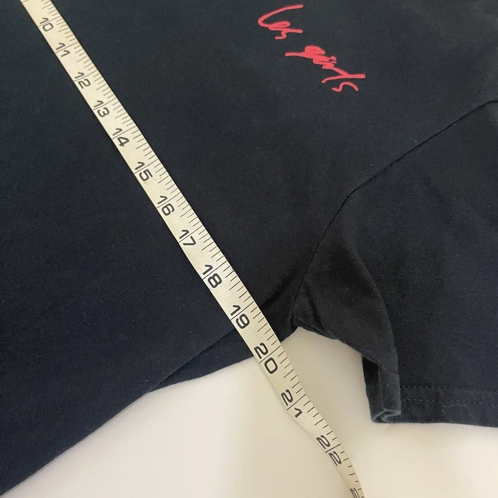 Les Girls Les Boys Women's T-Shirt Medium Black 100% Cotton?‎ Basic